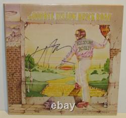 Elton John Signé À La Main Au Revoir Yellow Brick Road Vinyl Album Autographié Jsa Coa