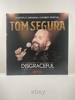 Enregistrement vinyle 'Tom Segura Disgraceful' épuisé, signé et dédicacé - Nouveau