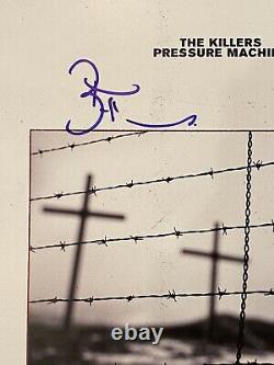 Exact Proof Brandon Flowers Signé Machine À Pression Autographe Vinyl The Killers