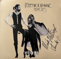 FLEETWOOD MAC Rumours Vinyle LP Signé Par MICK FLEETWOOD. REGARDEZ