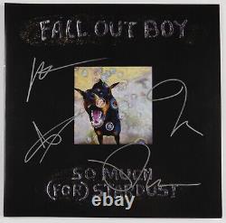 Fall Out Boy JSA Album Autographié Entièrement Signé Vinyle Record Tant pour la Poussière d'Étoile