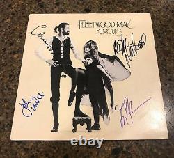 Fleetwood Mac Signé Disque De Vinyle Autographié Rumours Proof 1