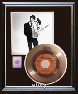 Frank Sinatra My Way Disque d'Or 45 RPM W- Imprimé Signé Autographié Rare