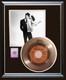 Frank Sinatra My Way Disque D'or 45 Rpm W- Imprimé Signé Autographié Rare