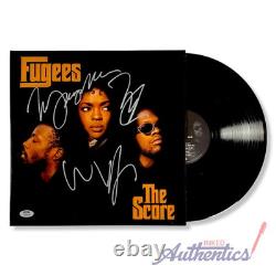 Fugees LP vinyle signé et dédicacé The Score Fugees authentifié PSA/DNA