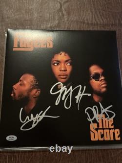 Fugees Vinyle LP Autographié Signé The Score PSA/DNA Authentifié