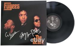 Fugees ont signé l’album The Score, épreuve, disque vinyle autographe de Lauryn, Pras, Wyclef