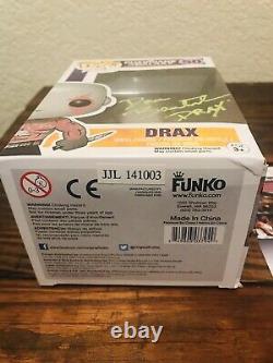 Funko Pop #50 Drax - Autographié Par Dave Bautista (coa) S'il Vous Plaît Lire
