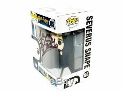 Funko Pop 5 Severus Rogue Signé Par Alan Rickman Coa