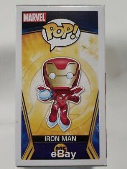 Funko Pop! Avengers Iron Man # 285 Signe Stan Lee Robert Downey Jr. Coa Rare