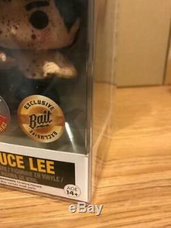 Funko Pop Bruce Lee Set 218 & 219 Nycc Rudy Ramirez Exclusif Signé