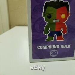Funko Pop! Composé Hulk # 39 Metallic Toy Anxiété Exclusive Stan Lee Signé