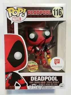 Funko Pop! Marvel Deadpool # 116 Withchicken Signé Stan Lee Coa Rare