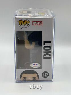 Funko Pop! Marvel Thor Ragnarok 242 Loki Signé Par Tom Hiddleston Psa Coa
