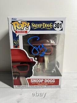 Funko Pop! Rocks Snoop Dogg #301 Signé Autographié Par Snoop Dogg Figurine en Vinyle