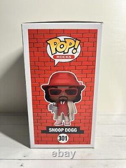 Funko Pop! Rocks Snoop Dogg #301 Signé Autographié Par Snoop Dogg Figurine en Vinyle