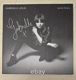 Gabrielle Aplin Illumine L'Obscurité Vinyle Blanc COPIE SIGNÉE avec Preuve État Excellent