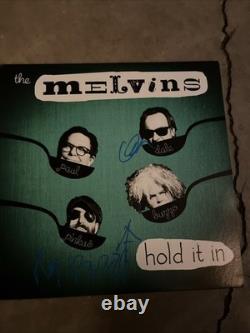Gardez-le en main The Melvins signé Vinyle dédicacé Buzz Osborne Dale Crover JSA