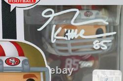George Kittle Autographié Sf 49ers Funko Pop Figurine Beckett W White