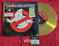 Ghostbusters Slime Lime Green Couleur Vinyl Lp Autographé Signé Ernie Hudson Sgc