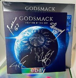 Godsmack Vinyle Album Signé Autographié Lighting Up The Sky Sully Erna +3