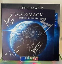 Godsmack Vinyle Album Signé Autographié Lighting Up The Sky Sully Erna +3