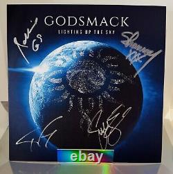 Godsmack Vinyle Album Signé Autographié Lighting Up The Sky Sully Erna +3