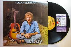 Gordon Lightfoot Signé Autographied Sundown Vinyl Album Exact Proof Jsa Coa