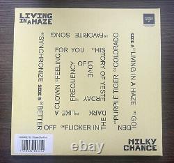 Groupe Milky Chance - Disque vinyle dédicacé et signé 'Living In A Haze' avec certificat d'authenticité