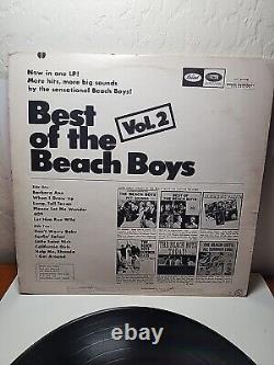 Groupe signé par 5 membres - Album autographié Best of The Beach Boys Capitol D1 2706 JRR