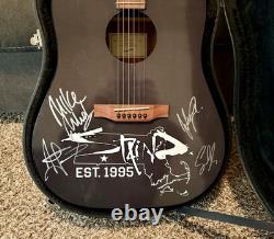 Guitare Epiphone signée par Staind, CD, LP, vinyle du tour 2023 avec certificat d'authenticité