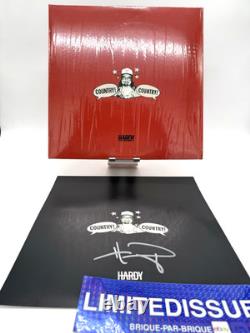 HARDY COUNTRY ! COUNTRY ! Vinyle LP signé avec insert AUTOGRAPHÉ NEUF