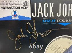 Jack Johnson Signé Autographié Nouveau Live Third Man Records Vinyl-beckett Bas Coa