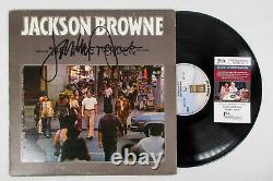 Jackson Browne Signé Autographié L'album De Vinyle Pretender Jsa Authentifié