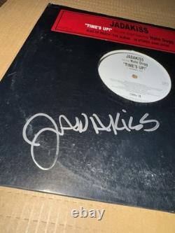 Jadakiss Vinyle single Times Up signé JSA COA Autographié Nate Dogg NEW YORK RAP