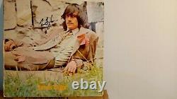 James Taylor Signé Seul Titled 1968 Album Vinyl Record Lp Apple Autograph Photo
