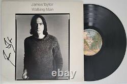 James Taylor a signé l'album vinyle 'Walking Man' avec une preuve exacte de l'authenticité (COA).