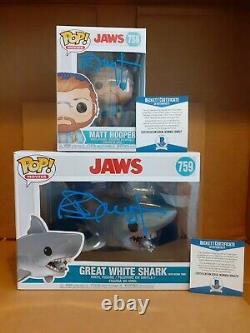 Jaws Signé Funko Pop Vinyls And Posters Bundle