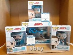 Jaws Signé Funko Pop Vinyls And Posters Bundle