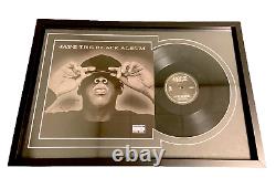 Jay-z Signé Encadré L'album Noir Vinyl Lp Autographe Beckett Bas