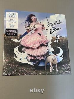 Jazmin Bean - Gagne-pain Traumatique Vinyle Transparent Signé LP Autographié Rare en Main