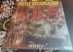 'Jerky humain' par CATTLE DECAPITATION Vinyle signé autographié par TRAVIS RYAN 200