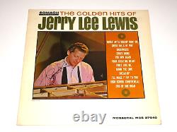 Jerry Lee Lewis A Signé Autographied Golden Hits Lp Vinyl Record Album Great Balls
