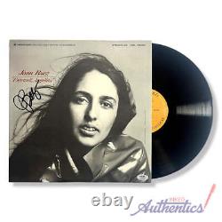 Joan Baez a signé un vinyle LP autographié Farewell Angelina PSA/DNA Authentica