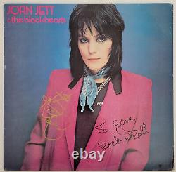 Joan Jett A Signé I Love Rock N Roll Album Disque Vinyle Coa Exact Proof Autographe