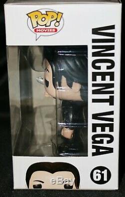 John Travolta Signé Vincent Vega Pulp Fiction Autograph Funko Pop Psa Jsa