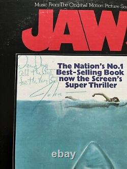 John Williams A Signé Autograph Jaws Soundtrack Original Vinyl Record Compositeur
