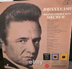 Johnny Cash Original Golden Hits Pochette d’album vinyle dédicacée Auth Pros