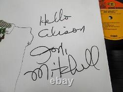 Joni Mitchell A Signé Ladies Autographiées Du Canyon Vinyl Album Jsa Loa