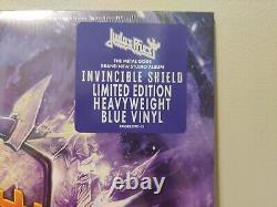 Judas Priest Vinyle LP Autographié 'Bouclier Invincible' Blue Revolver Bundle